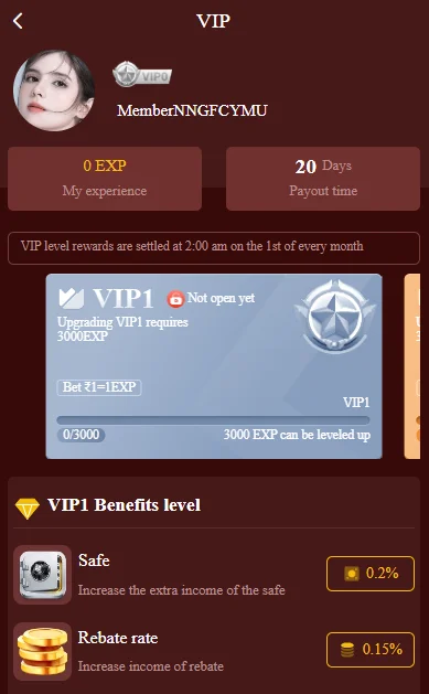 VIP privileges